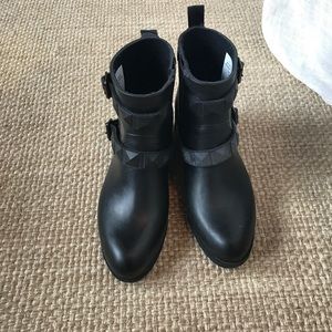Target black rain boots